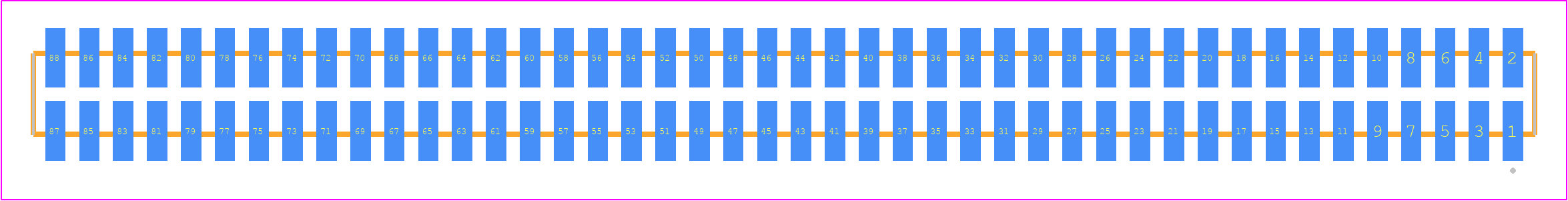 SFMC-144-T2-L-D-TR - SAMTEC PCB footprint - Other - Other - SFMC-144-SS-YY-D-TR