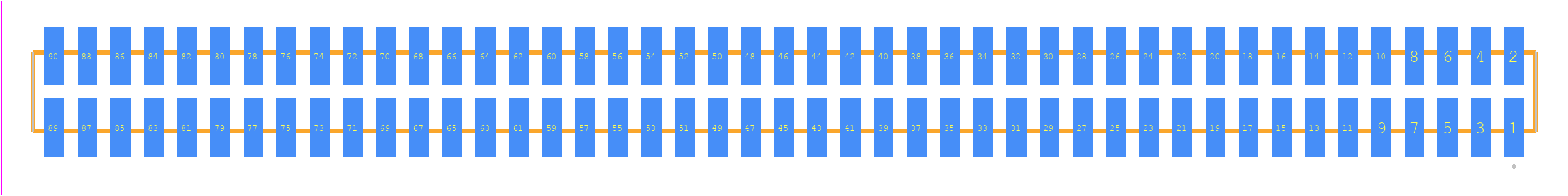 SFMC-145-L2-H-D-TR - SAMTEC PCB footprint - Other - Other - SFMC-145-SS-YY-D-TR