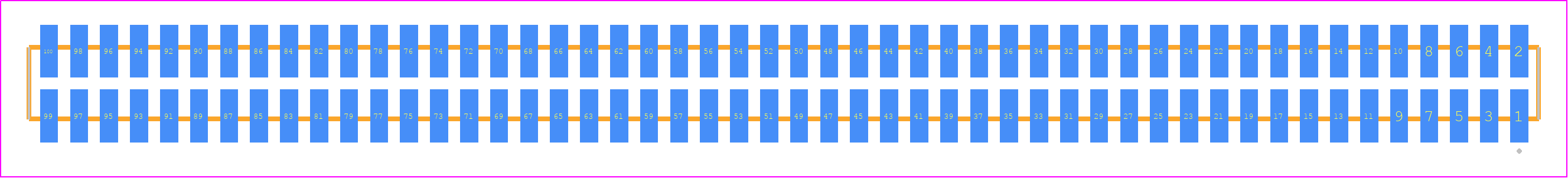 SFMC-150-02-FM-D-TR - SAMTEC PCB footprint - Other - Other - SFMC-150-SS-YY-D-TR