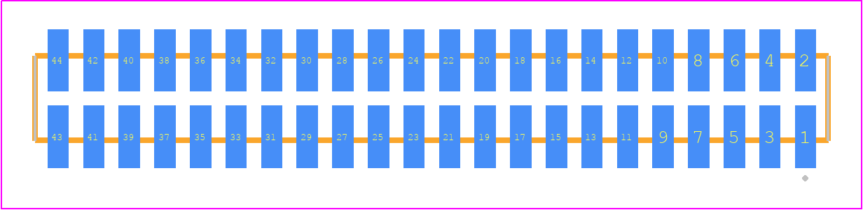 SFMC-122-L2-H-D-P-TR - SAMTEC PCB footprint - Other - Other - SFMC-122-SS-YY-D-P-TR