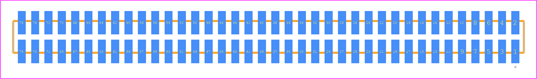 SFMC-138-T2-F-D-P-TR - SAMTEC PCB footprint - Other - Other - SFMC-138-SS-YY-D-P-TR