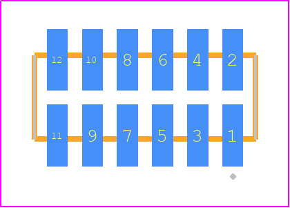 SFMC-106-02-H-D-P - SAMTEC PCB footprint - Other - Other - SFMC-106-SS-YY-D-P