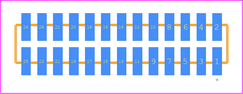 SFMC-113-T2-L-D-P - SAMTEC PCB footprint - Other - Other - SFMC-113-SS-YY-D-P