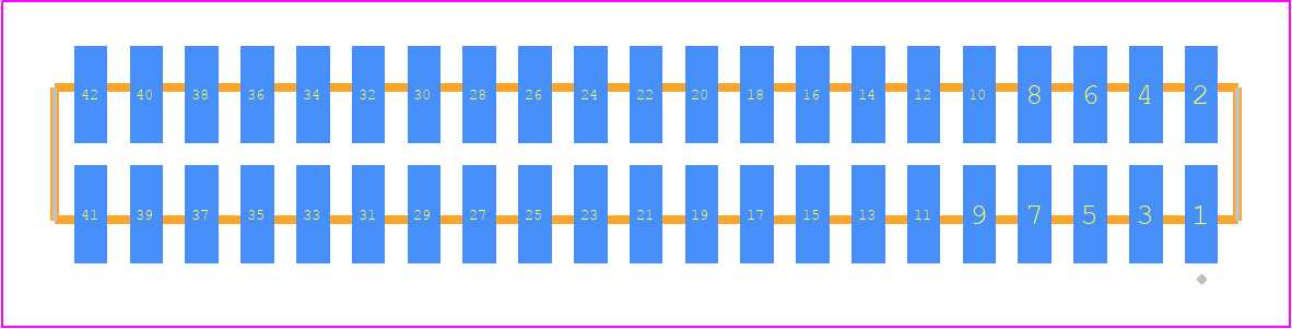 SFMC-121-02-H-D-P - SAMTEC PCB footprint - Other - Other - SFMC-121-SS-YY-D-P