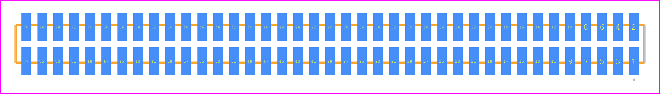 SFMC-139-02-L-D-P - SAMTEC PCB footprint - Other - Other - SFMC-139-SS-YY-D-P