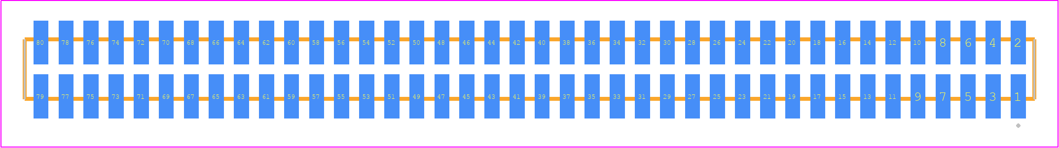 SFMC-140-T2-SM-D-P - SAMTEC PCB footprint - Other - Other - SFMC-140-SS-YY-D-P