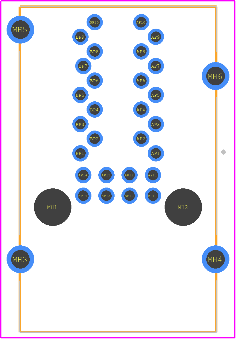 2301997-7 - TE Connectivity PCB footprint - Other - Other - 2301997-7-1