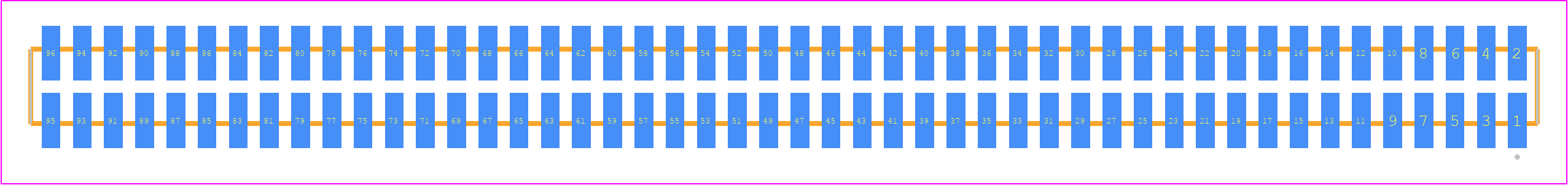 SFMC-148-T2-SM-D-P - SAMTEC PCB footprint - Other - Other - SFMC-148-SS-YY-D-P