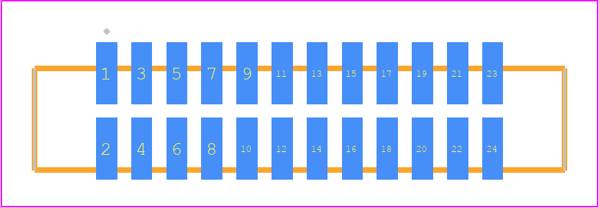 SFML-112-T2-F-D - SAMTEC PCB footprint - Other - Other - SFML-112-SS-YYY-D