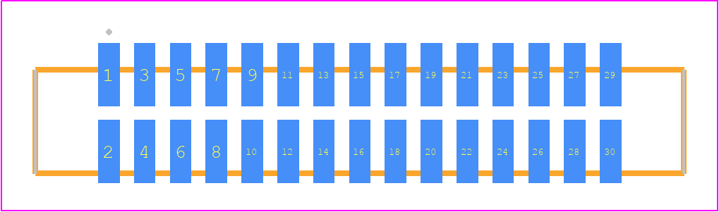 SFML-115-02-STL-D - SAMTEC PCB footprint - Other - Other - SFML-115-SS-YYY-D