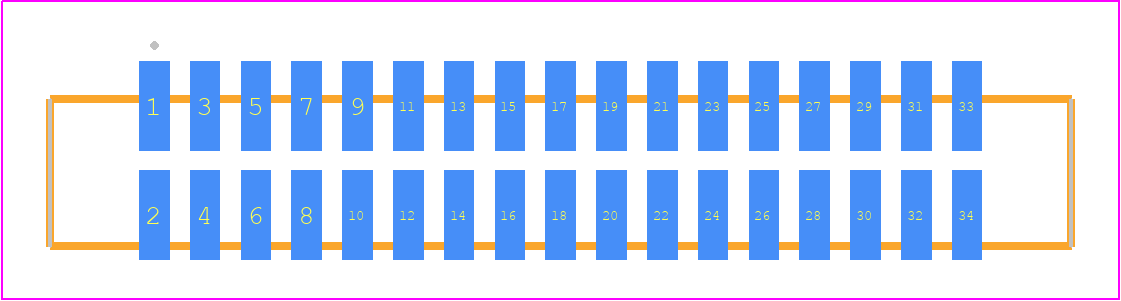 SFML-117-L2-F-D - SAMTEC PCB footprint - Other - Other - SFML-117-SS-YYY-D