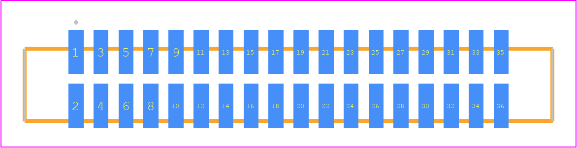 SFML-118-02-SM-D - SAMTEC PCB footprint - Other - Other - SFML-118-SS-YYY-D