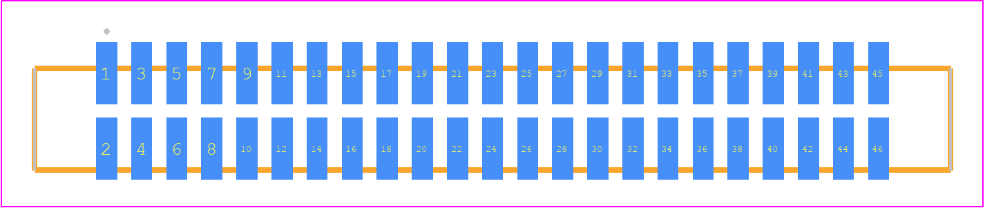SFML-123-L2-LM-D - SAMTEC PCB footprint - Other - Other - SFML-123-SS-YYY-D