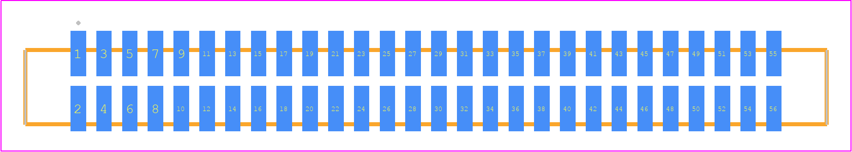SFML-128-02-STL-D - SAMTEC PCB footprint - Other - Other - SFML-128-SS-YYY-D