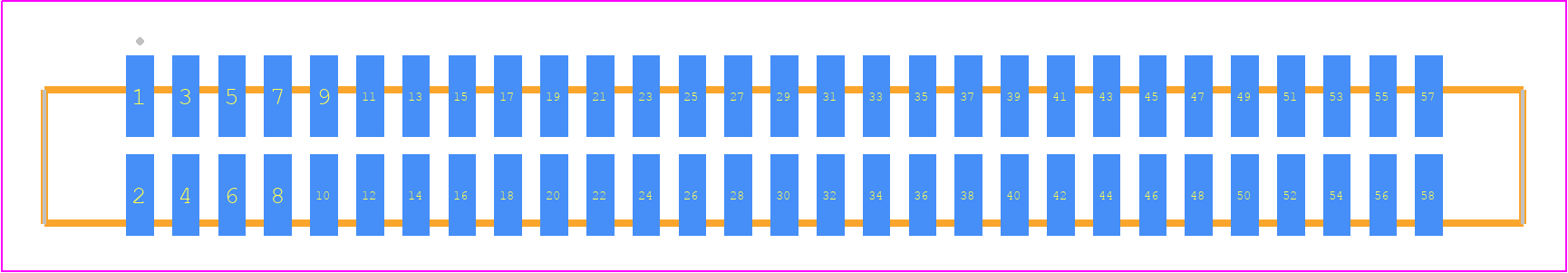 SFML-129-T2-S-D - SAMTEC PCB footprint - Other - Other - SFML-129-SS-YYY-D