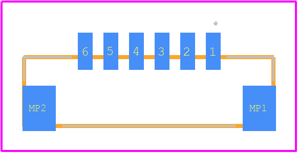 DF13C-6P-1.25V(76) - Hirose PCB footprint - Other - Other - DF13C-6P-1.25V(76)-2