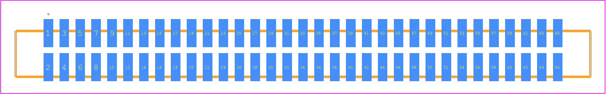 SFML-133-L2-STL-D - SAMTEC PCB footprint - Other - Other - SFML-133-SS-YYY-D