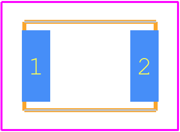 IDCS2512ER220M - Vishay PCB footprint - Other - Other - IDCS2512ER100M-1