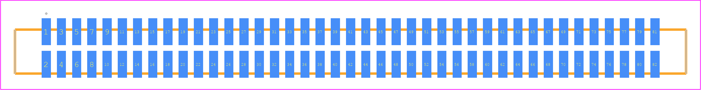 SFML-141-02-LM-D - SAMTEC PCB footprint - Other - Other - SFML-141-SS-YYY-D