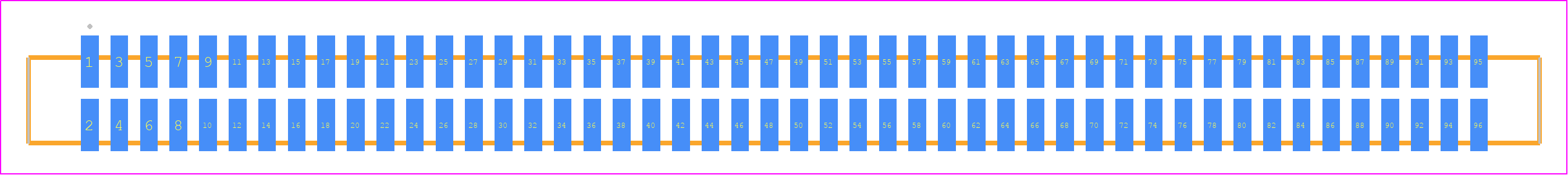 SFML-148-T2-FM-D - SAMTEC PCB footprint - Other - Other - SFML-148-SS-YYY-D