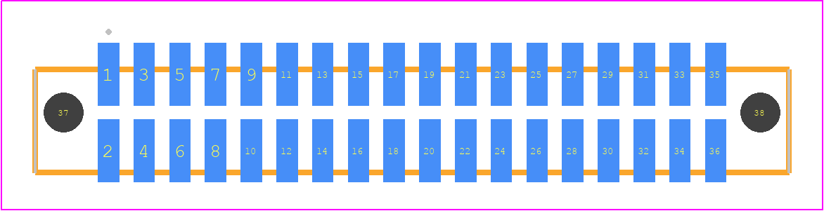 SFML-118-02-F-D-A - SAMTEC PCB footprint - Other - Other - SFML-118-SS-YYY-D-A
