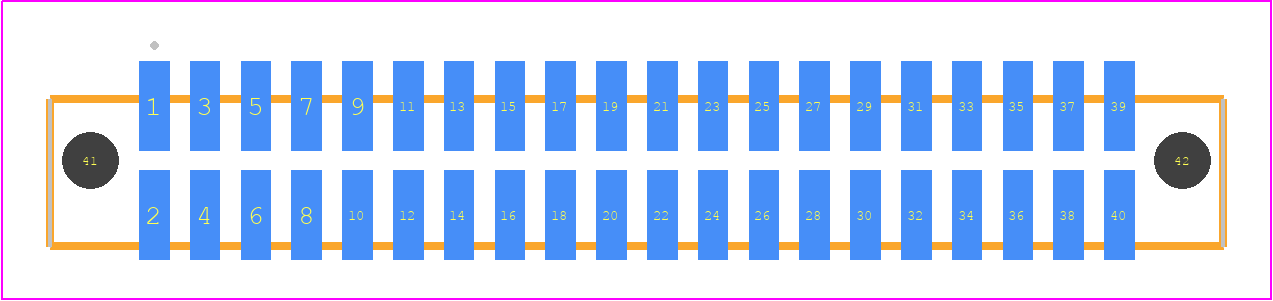 SFML-120-L2-SM-D-A - SAMTEC PCB footprint - Other - Other - SFML-120-SS-YYY-D-A