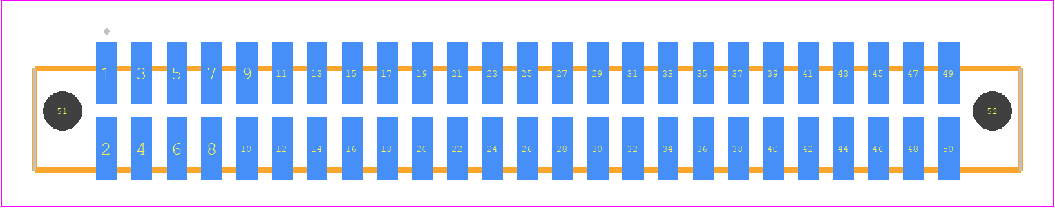 SFML-125-T2-H-D-A - SAMTEC PCB footprint - Other - Other - SFML-125-SS-YYY-D-A
