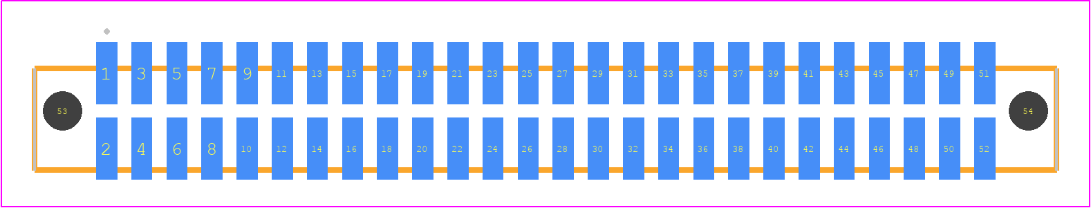 SFML-126-T2-STL-D-A - SAMTEC PCB footprint - Other - Other - SFML-126-SS-YYY-D-A