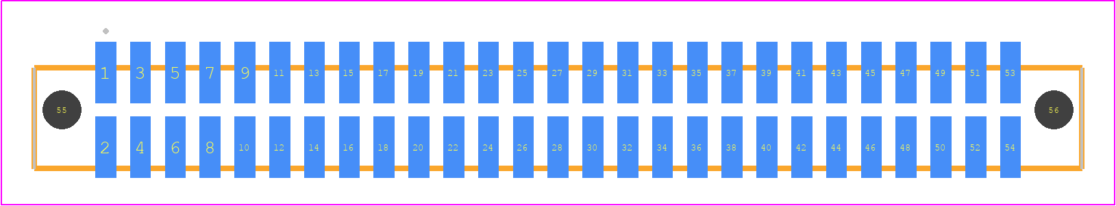 SFML-127-02-LM-D-A - SAMTEC PCB footprint - Other - Other - SFML-127-SS-YYY-D-A