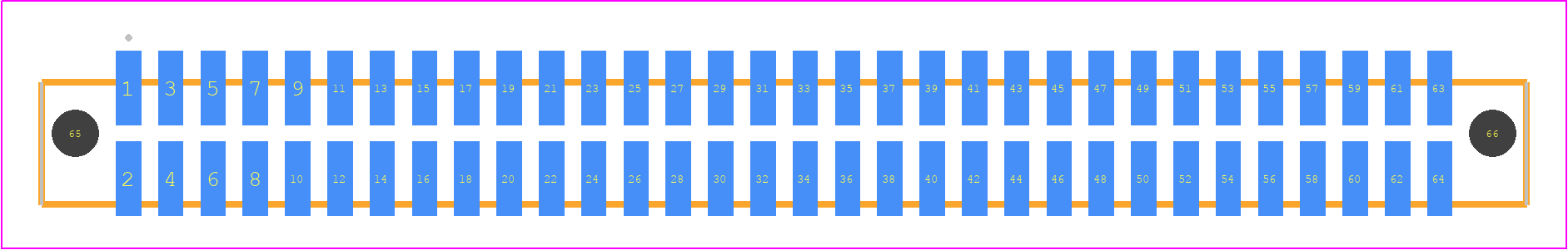 SFML-132-T2-FM-D-A - SAMTEC PCB footprint - Other - Other - SFML-132-SS-YYY-D-A