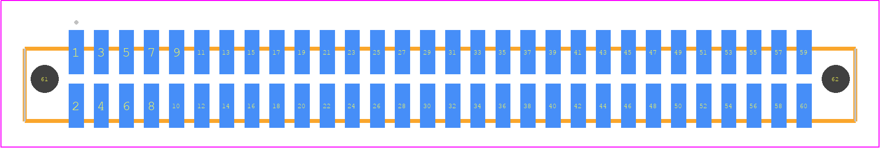 SFML-130-02-S-D-A-K-TR - SAMTEC PCB footprint - Other - Other - SFML-130-SS-YYY-D-A-K-TR