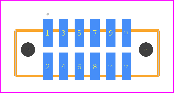 SFML-106-T2-H-D-LC - SAMTEC PCB footprint - Other - Other - SFML-106-SS-YYY-D-LC