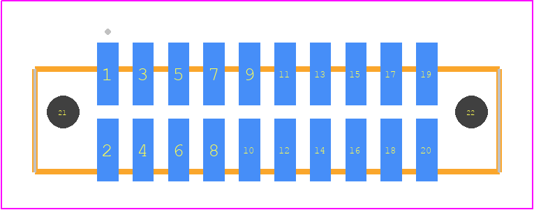 SFML-110-L2-S-D-LC - SAMTEC PCB footprint - Other - Other - SFML-110-SS-YYY-D-LC