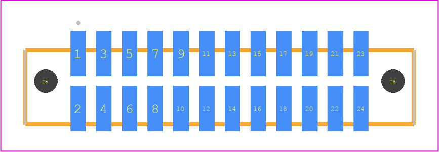 SFML-112-02-SM-D-LC - SAMTEC PCB footprint - Other - Other - SFML-112-SS-YYY-D-LC