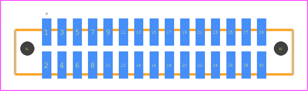 SFML-115-02-H-D-LC - SAMTEC PCB footprint - Other - Other - SFML-115-SS-YYY-D-LC