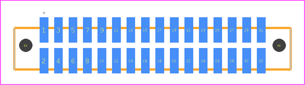 SFML-116-02-FM-D-LC - SAMTEC PCB footprint - Other - Other - SFML-116-SS-YYY-D-LC