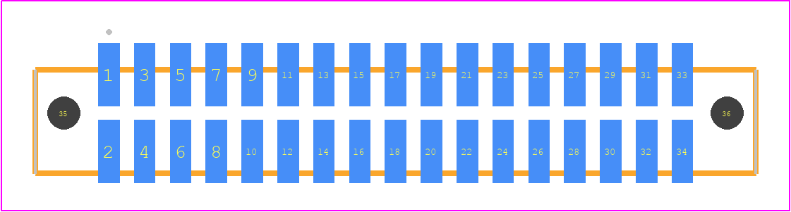 SFML-117-02-F-D-LC - SAMTEC PCB footprint - Other - Other - SFML-117-SS-YYY-D-LC