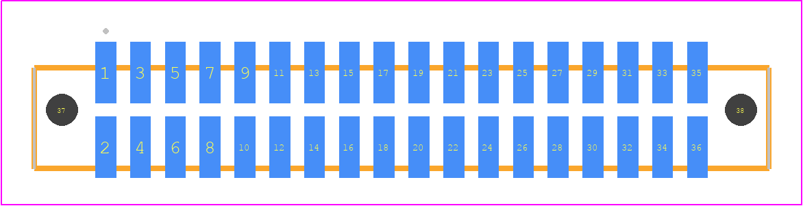 SFML-118-T2-SM-D-LC - SAMTEC PCB footprint - Other - Other - SFML-118-SS-YYY-D-LC