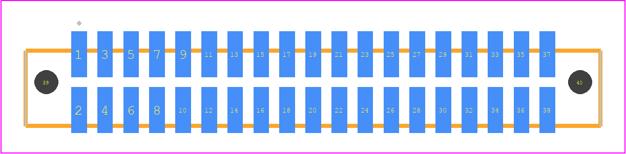 SFML-119-02-L-D-LC - SAMTEC PCB footprint - Other - Other - SFML-119-SS-YYY-D-LC