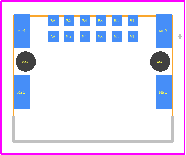 254273 - TE Connectivity PCB footprint - Other - Other - 254273