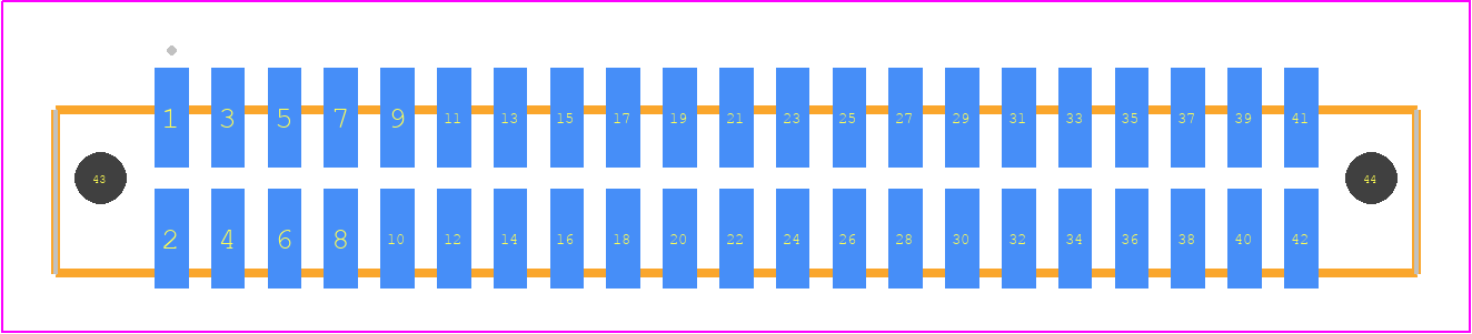 SFML-121-02-L-D-LC - SAMTEC PCB footprint - Other - Other - SFML-121-SS-YYY-D-LC