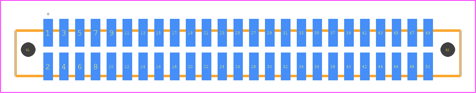 SFML-125-T2-F-D-LC - SAMTEC PCB footprint - Other - Other - SFML-125-SS-YYY-D-LC