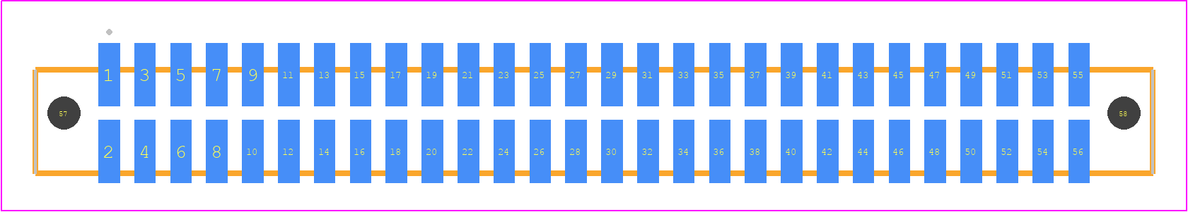 SFML-128-02-LM-D-LC - SAMTEC PCB footprint - Other - Other - SFML-128-SS-YYY-D-LC