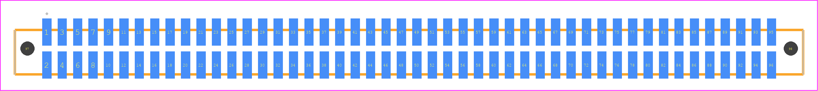 SFML-148-L2-SM-D-LC - SAMTEC PCB footprint - Other - Other - SFML-148-SS-YYY-D-LC
