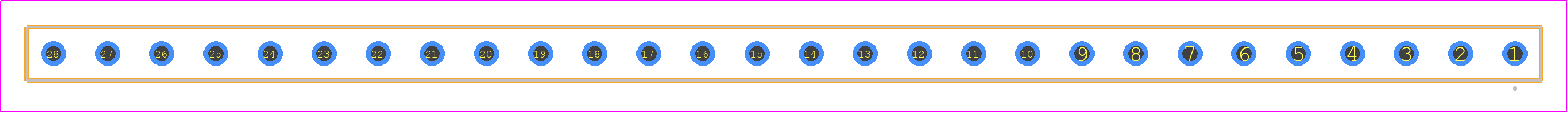 SL-128-11-T - SAMTEC PCB footprint - Other - Other - SL-128-11-YY