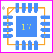 HMC1040LP3CETR - Analog Devices PCB footprint - Quad Flat No-Lead - Quad Flat No-Lead - 16 LEAD QFN_2024