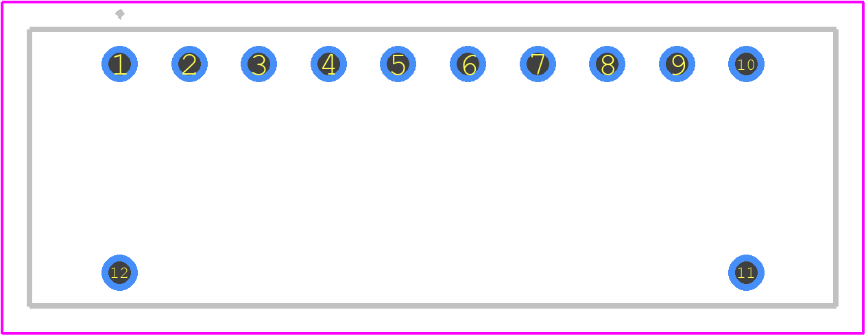 TDS10 - Apem PCB footprint - Other - Other - TDS10-3