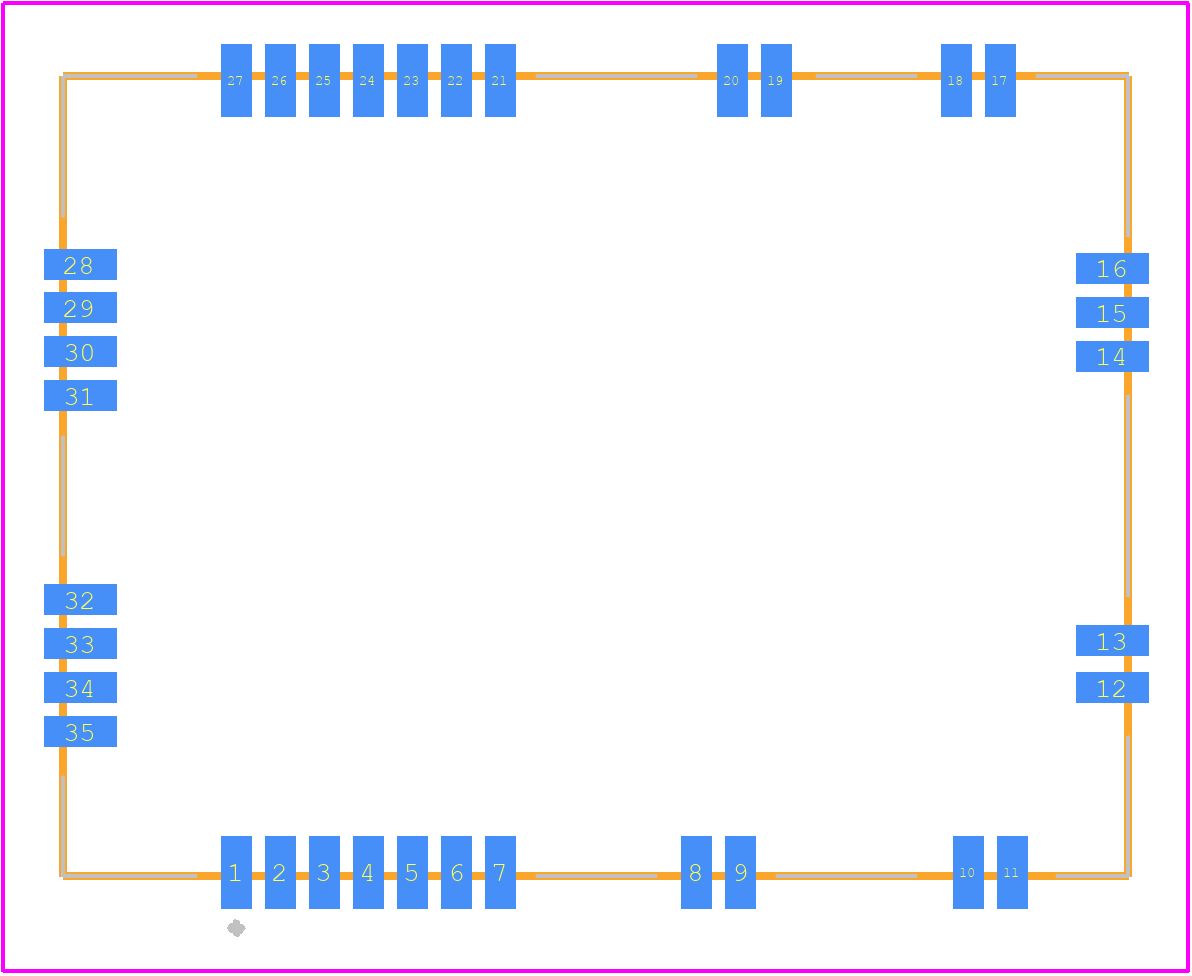 NV08C-CSM - NVS TECHNOLOGIES PCB footprint - Other - Other - NV08C-CSM