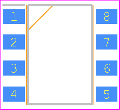 6N135S - Lite-On PCB footprint - Small Outline Packages - Small Outline Packages - sop-8