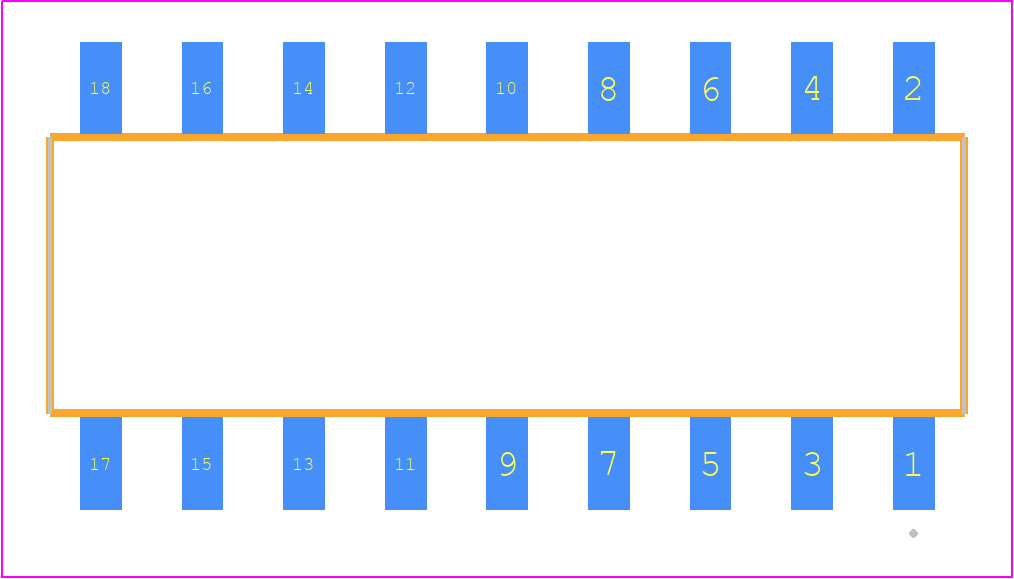 SSM-109-LM-DH - SAMTEC PCB footprint - Other - Other - SSM-109-XXX-DH